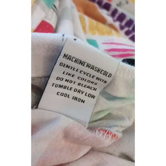 Habitat Clothes To Live In Top‎ Abstract Colorful Art To Wear Size Medium - Picture 5 of 5